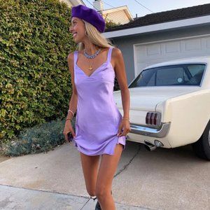 STAR SHINING MINI DRESS PURPLE